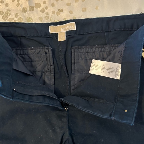 Michael Kors Navy Straight Dress Pants - Picture 7 of 8